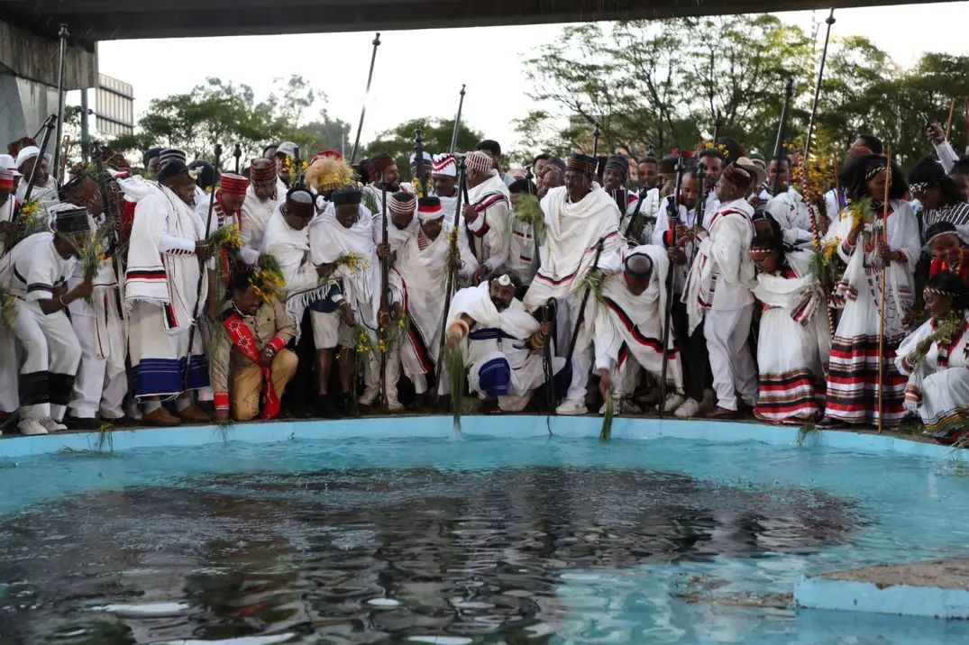 Annual Irrecha Hora Finfinne Festivital Being Celebrated in Addis