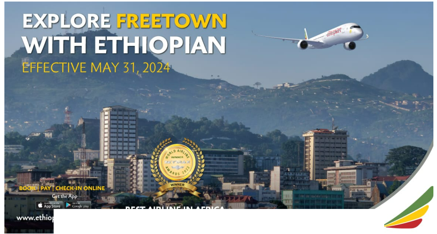 Ethiopian Airlines to Launch Passenger Services to Freetown via Ouagadougou