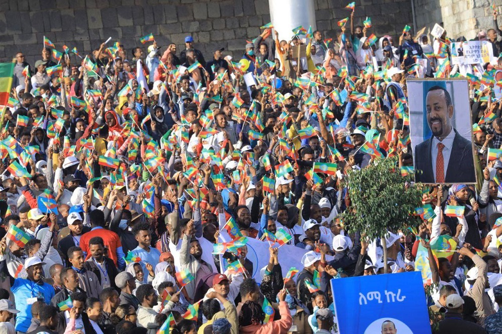 Addis Ababa Residents Rally in Favor of Ongoing Reforms
