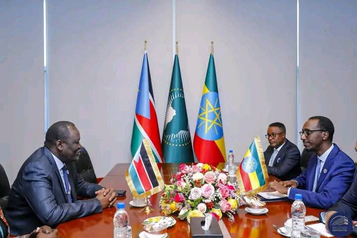 FM Gedion Meets with Algerian, South Sudanese Counterparts