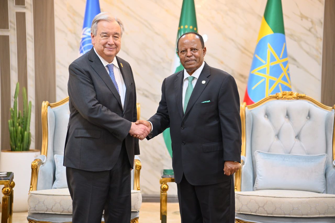 United Nations Secretary-General António Guterres Praises Ethiopia's Progress towards Lasting Peace